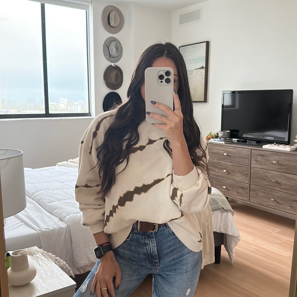 Zara Tie Dye Sweatshirt